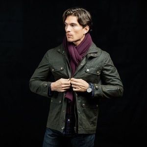 (-55%) Wax Field Jacket, by Ernest Alexander New York. (Size L). Perfect.